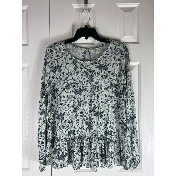 Lucky Womens Floral Blouse Size L - Picture 1 of 4